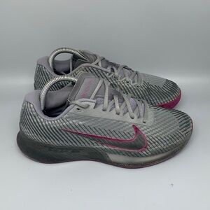 Nike Zoom Vapor 11 Smoke Grey Tennis Shoes DR6966-005 Men’s‎ Sz 7.5 Women's Sz 9